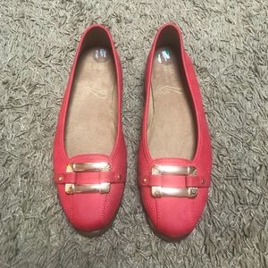 New Aerosoles Stitch and Turn red shoes, size 8